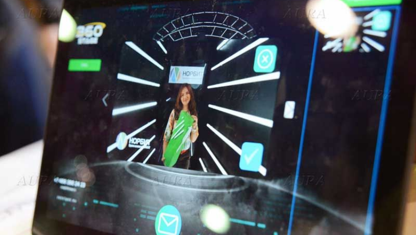 Современные фотозоны на празднике крупнейшей IT-компании